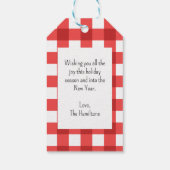 ありがとうジンジャーブレッドGingham ギフトタグ (裏面)