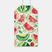 ありがとうスイカ1歳の誕生日 ギフトタグ (裏面)