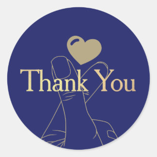 ありがとうスティーカー ラウンドシール