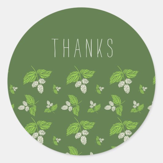 ありがとうステッカー、お願いステッカー、封筒用シール ラウンドシール (正面)