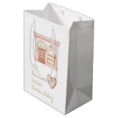 ありがとうスノーマンギフトバッグ ミディアムペーパーバッグ (裏面アングル)