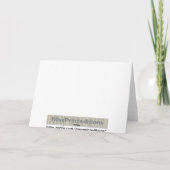 ありがとうスペインの、ムチャスグラシアス サンキューカード (裏面)