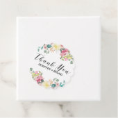 ありがとうタイポグラフィカラフル花束 フェイバータグ (インサイチュ)