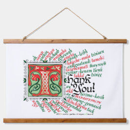 ありがとうタペストリー 吊り下げ型タペストリー