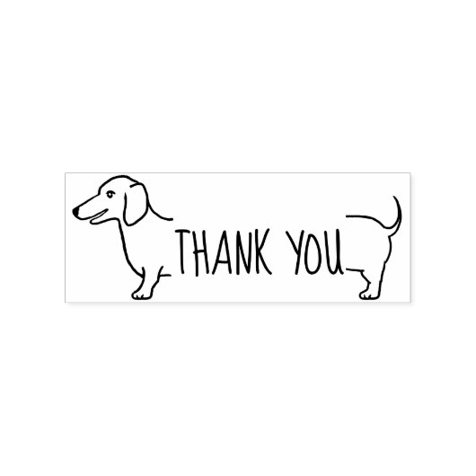 ありがとうダシュント縁ど |可愛いドキシ ラバースタンプ (インプリント)