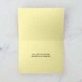 ありがとうチューリップ繊細な水色 サンキューカード (内部)