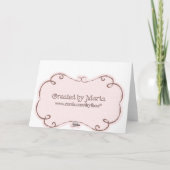 ありがとうチューリップ サンキューカード (裏面)