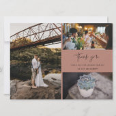 ありがとうテラコッタ写真コラージュ結婚ズ (正面)