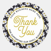 ありがとうデイジーフローラ事業 ラウンドシール (正面)