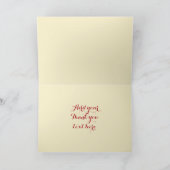 ありがとうデザイン サンキューカード (内部)