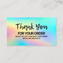 ありがとうトレンディーカラーホロインスタグラム割引