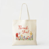 ありがとうトートフローラ感謝バッグ先生 トートバッグ (正面)