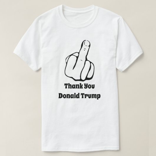 ありがとうドナルド・トランプTシャツ Tシャツ (デザイン正面)