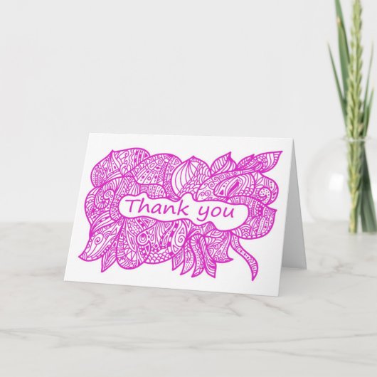 ありがとうドードル サンキューカード (正面)