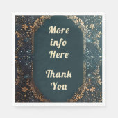 ありがとうナプキンス結婚の内臓 スタンダードランチョンナプキン (正面)