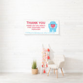 ありがとうナースドク救済ターズハンズカスタム文字 横断幕 (インサイチュ)