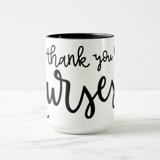 ありがとうナース|スクリファンシープト マグカップ (中央)