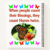 ありがとうナース! ノートブック (裏面)