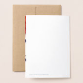 ありがとうナース。バラ及び聴診器 箔カード (裏面封筒付き)