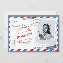 ありがとうナース。レトロナースカスタムカード サンキューカード
