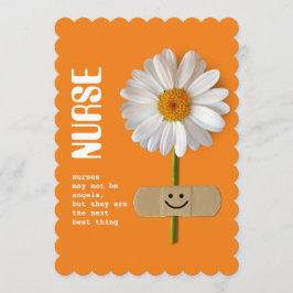 ありがとうナース。笑顔のデイジー カード