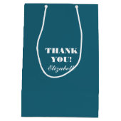 ありがとうナース。笑顔のデイジー ミディアムペーパーバッグ (裏面)