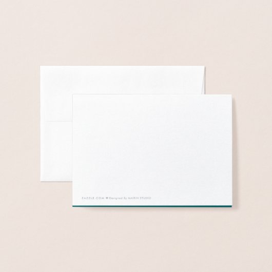 ありがとうナース。聴診器とデイジー贅沢 箔カード (裏面封筒付き)