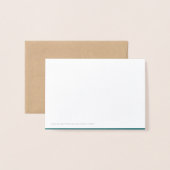 ありがとうナース。聴診器とデイジー贅沢 箔カード (裏面封筒付き)