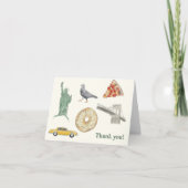 ありがとうニューヨークのカード サンキューカード (正面)