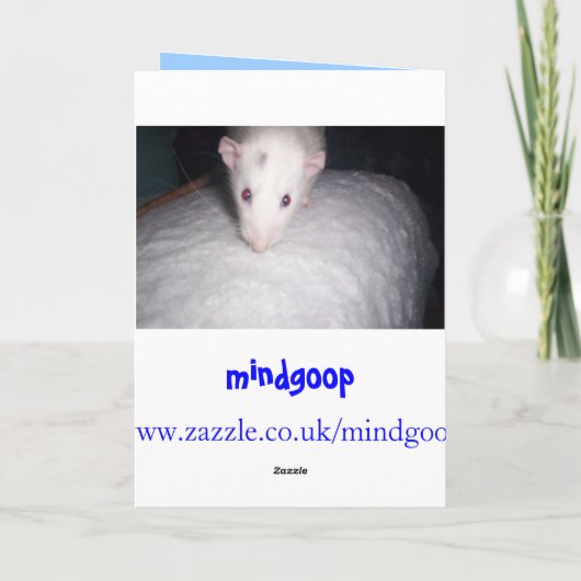 ありがとうネズミのカード サンキューカード (裏面)