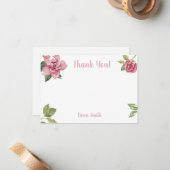 ありがとうノート – ブライダルシャワー結婚のカード ノートカード (正面/裏面インサイチュ)
