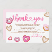 ありがとうハートバレンタインデート サンキューカード (正面/裏面)