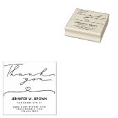 ありがとうハート ラバースタンプ (押印)