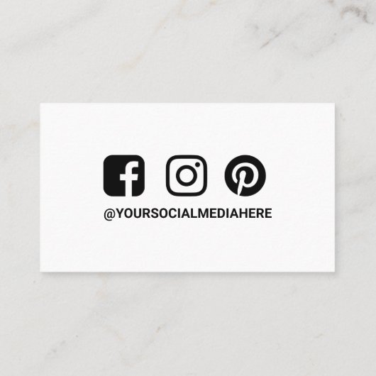 ありがとうバラグリッターinstagram割引 名刺 (裏面)