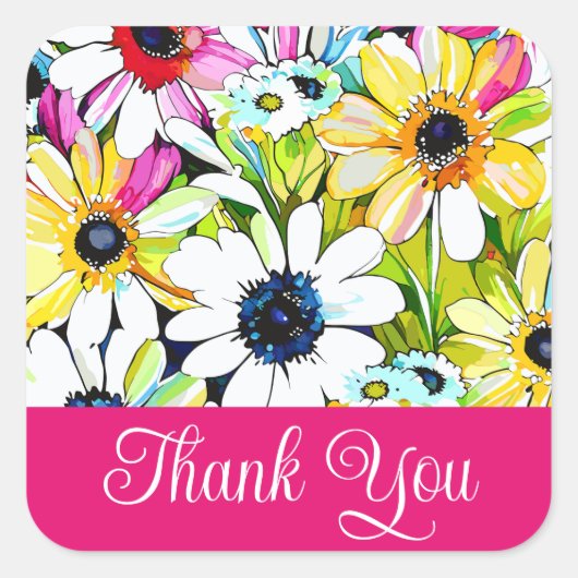 ありがとうバラシール スクエアシール (正面)