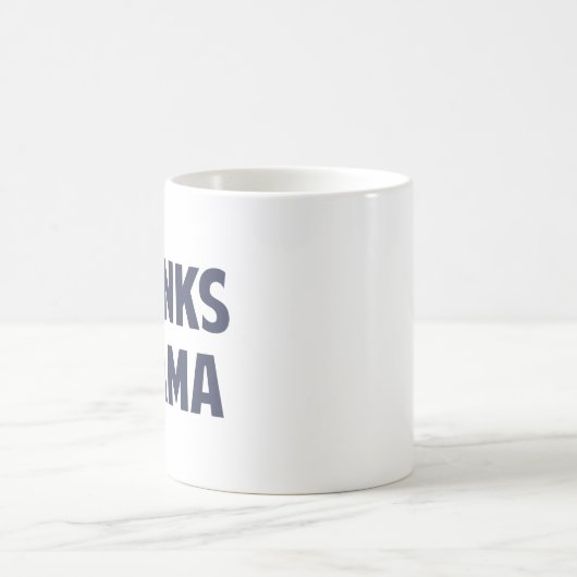 ありがとうバラック・オバマ コーヒーマグカップ (中央)