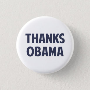 ありがとうバラック・オバマ 缶バッジ