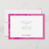 ありがとうバルミツワーモダンエレガントフローラ サンキューカード (裏面)