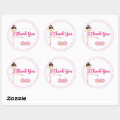 ありがとうバレリーナのシール ラウンドシール (シート)