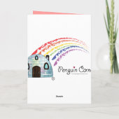 ありがとうバレンタインカード先生 サンキューカード (裏面)