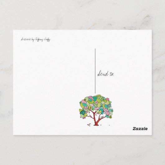 ありがとうバレンタイン ポストカード (裏面)