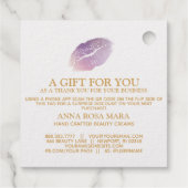 *~*ありがとうバーコードQRコード事業ギフトラベル フェイバータグ (裏面)