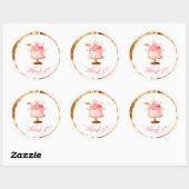 ★ありがとうパティスリー，ベーカリー，ケーキ&スイーツ ラウンドシール (シート)