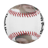 ありがとうパパのお父さんの日の写真 野球ボール (裏面)