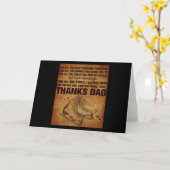 ありがとうパパのスケート靴 カード (黄色い花)