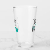 ありがとうパパ新郎おもしろいパイプの父モダン タンブラーグラス (左)