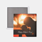 ありがとうパパ父の日カスタム マグネット (正面/裏面)