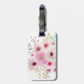 ありがとうパーソナライズされたブライダルパーティブライドメイド ラゲッジタグ (裏面縦)