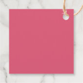 ありがとうパーティーラベルかわいいベビー フェイバータグ (裏面)