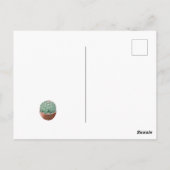 ありがとうヒップスターサボテン水の色プリント ポストカード (裏面)